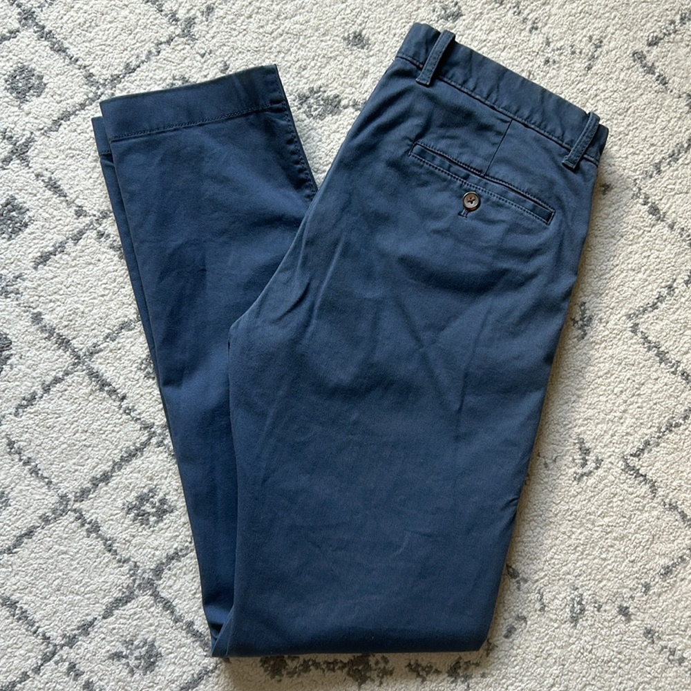 J. Crew Blue Chinos Versatile Cotton Blend